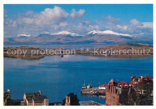 Oban Fliegeraufnahme Bay Isle of Kerrera