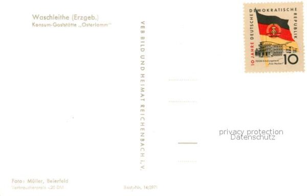 Waschleithe Konsum Gaststätte Osterlamm – Bild 2