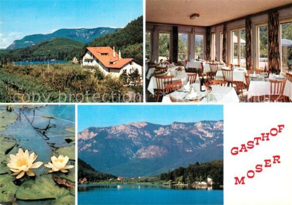 Montiggler See Gasthof Moser Panorama