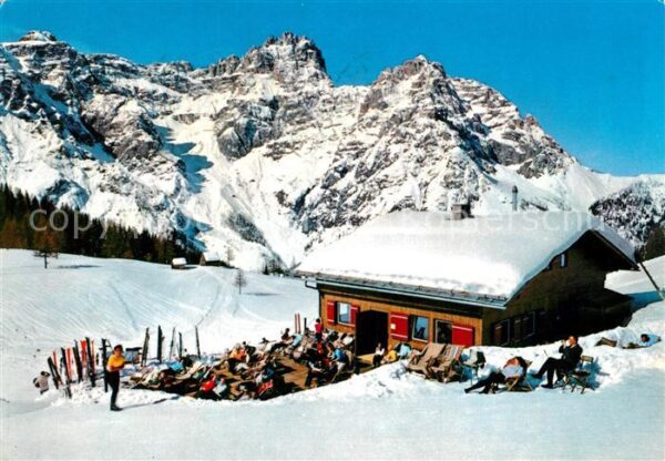Sexten Sesto Suedtirol Rifugio Rudi Hütte Winter