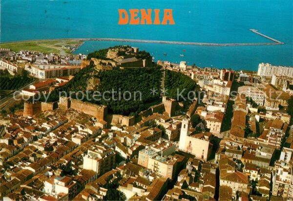 Denia Fliegeraufnahme Pueblo Castillo