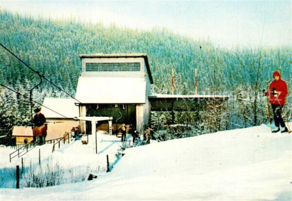 Karpacz Sesselbahn Winterlandschaft