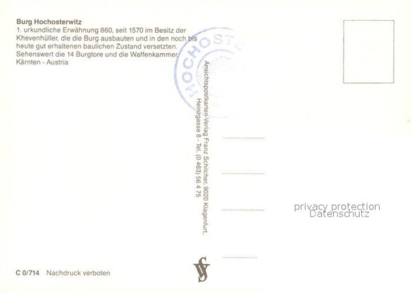 Hochosterwitz Burg Fliegeraufnahme – Bild 2