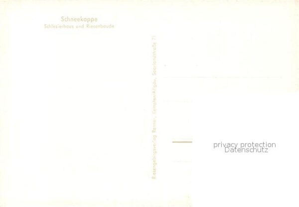 Schneekoppe Snezka Schlesierhaus Riesenbaude – Bild 2