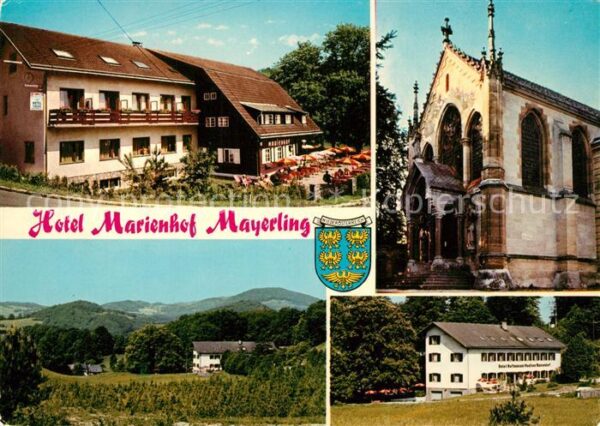 Mayerling Baden Hotel Marienhof  Kirche