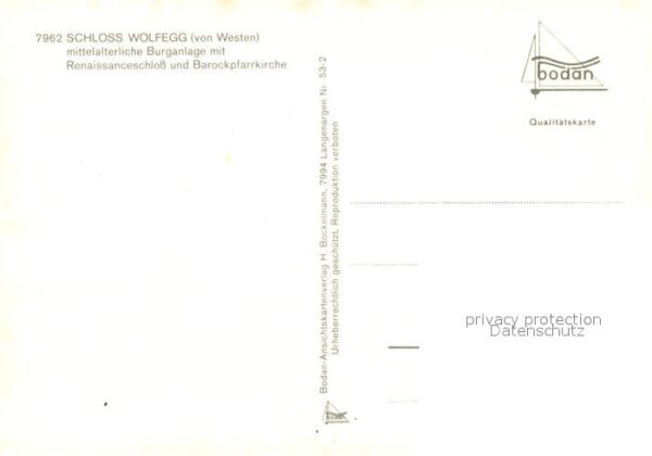 Wolfegg Schloss Burganlage Renaissance Barockpf – Bild 2