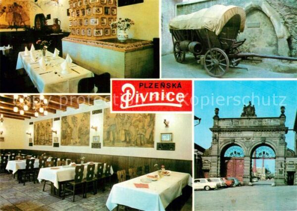 Plzen Pilsen Kutsche Stadttor Restaurant