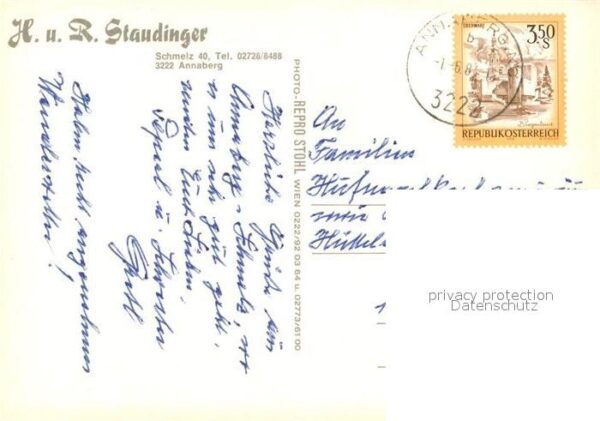 Schmelz Oesterreich Gasthaus Fremdenzimmer Staudinger – Bild 2