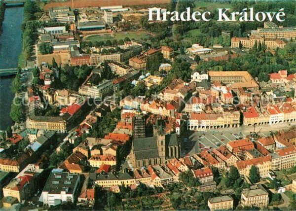 Kralovehradecko Hradec Kralove Fliegeraufnahme