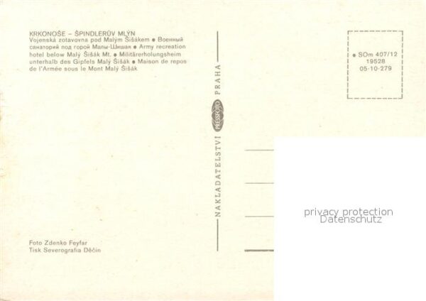 Spindleruv Mlyn Spindlermuehle Militärerholungsheim – Bild 2