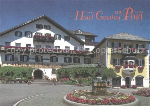 St Gilgen Salzkammergut Hotel Gasthof zur Post Brunnen