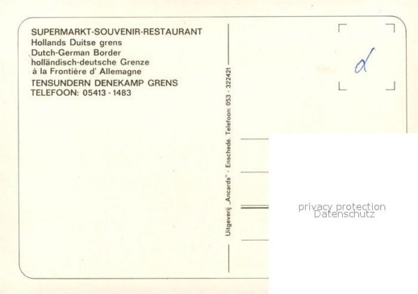 Denekamp Deutsch Holländische Grenze Supermarkt – Bild 2