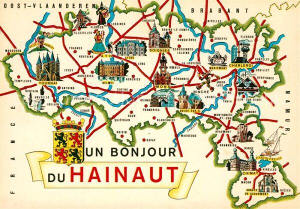 Mons Hainaut Hainaut Panoramakarte
