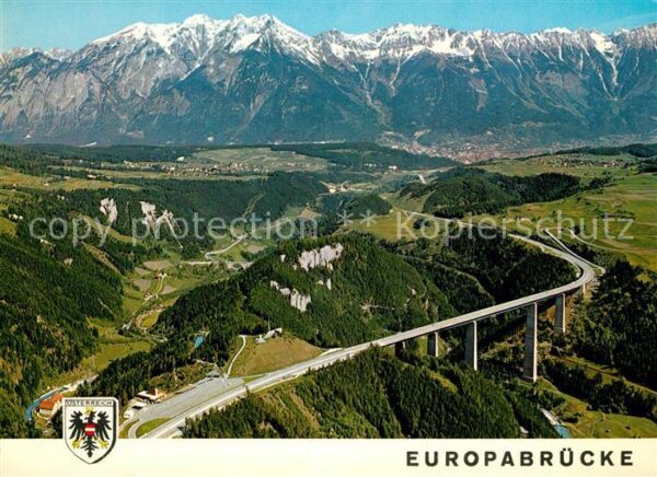 Innsbruck Europabrücke Brennerautobahn Fliegerauf