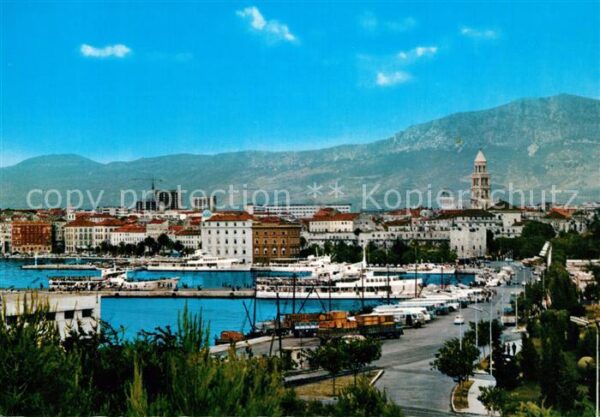 Split Spalato Stadtansicht Hafen
