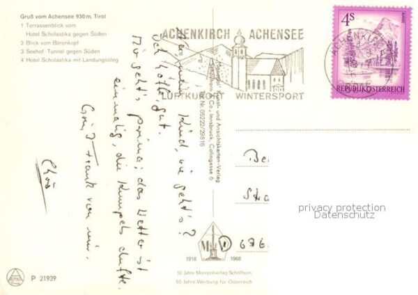 Achensee Hotel Scholastika Seehof Tunnel Landung – Bild 2