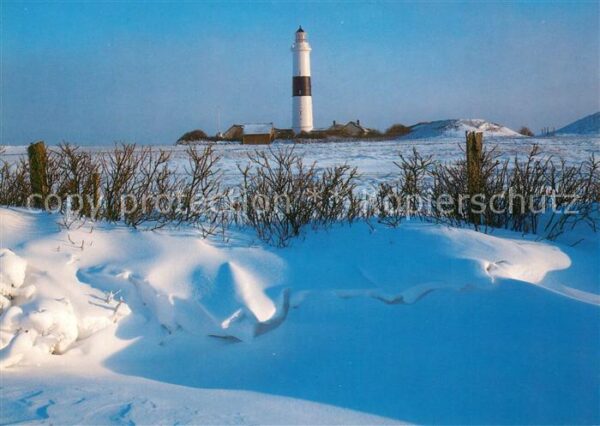 Kampen Sylt Leuchtturm Winter