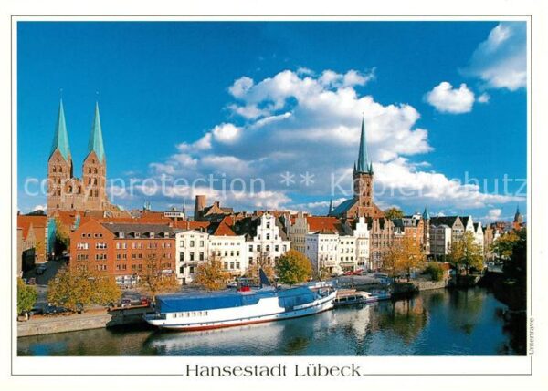Luebeck Untertrave Sankt Marien Sankt Petri MS