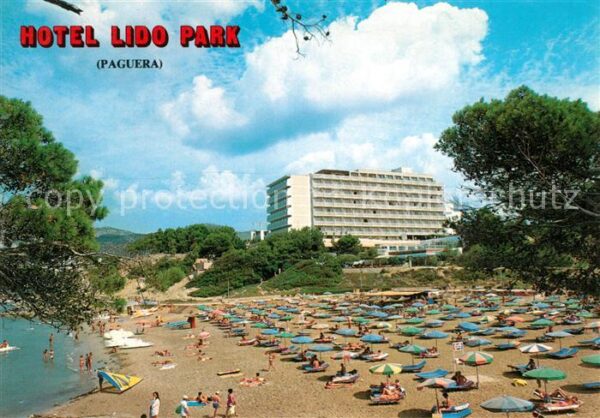 Paguera Mallorca Islas Baleares Hotel Lido Park Strand