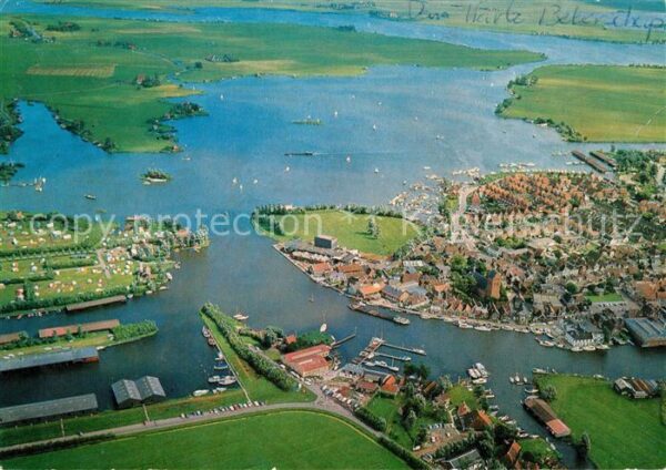 Sneek Fliegeraufnahme Friese Meren