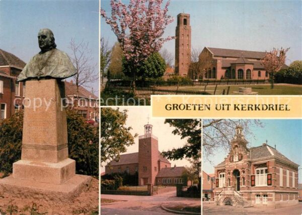Gelderland Kerkdriel Rathaus Kirche Denkmal