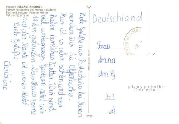 Partschins Parcines Pension Sebastianshof – Bild 2