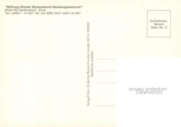 Nederweert-Eind Haus Stokershorst Stiftung Kloster Seel – Bild 2