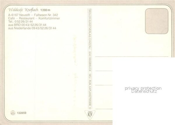Neustift Stubaital Tirol Waldcafe Knoflach – Bild 2