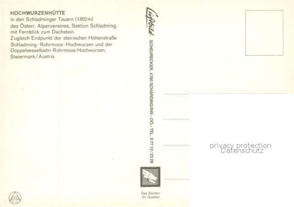 Schladming Obersteiermark Hochwurzenhütte – Bild 2