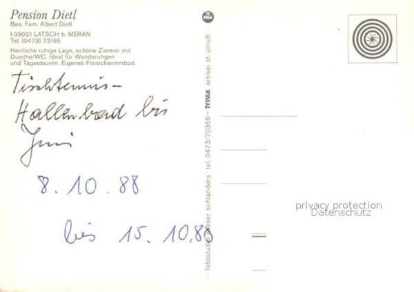 Latsch Vinschgau Pension Dietl – Bild 2