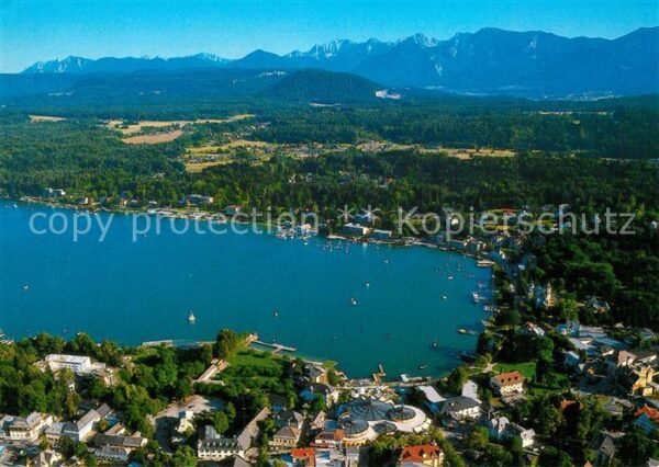 Velden Woerthersee Fliegeraufnahme