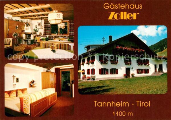 Tannheim Tirol Gästehaus Zoller