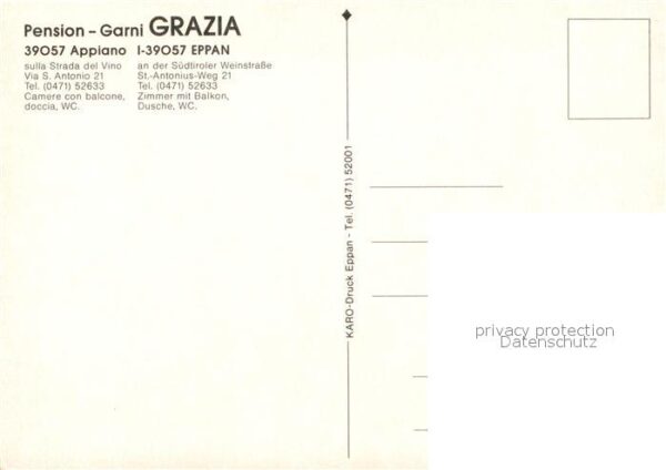 Appiano Pension Garni Grazia – Bild 2