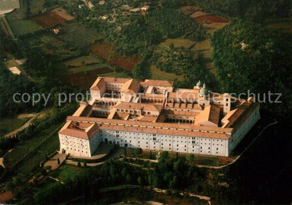 Abbazia Sacra Fliegeraufnahme Montecassino
