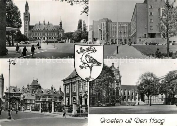 Den Haag Friedenspalast Gebäude Innenstadt Wappe