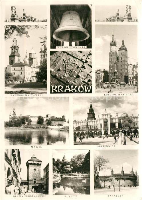 Krakow Krakau Sehenswürdigkeiten der Stadt Kathedrale