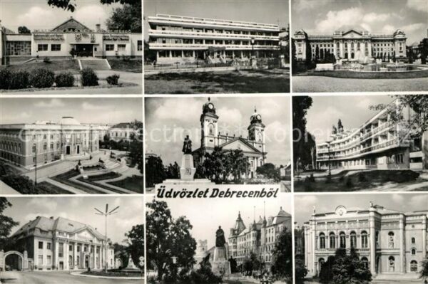 Debrecen Debrezin Sehenswürdigkeiten der Stadt Gebäude De
