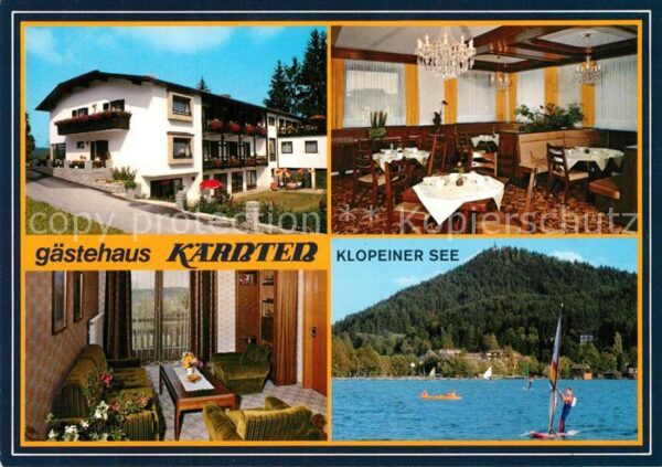 Unterburg Klopeinersee Gästehaus Kärnten Gaststube Fremdenzimm