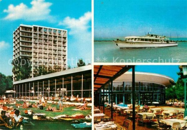 Siofok Hotel Restaurant Terrasse Liegewiese Pl
