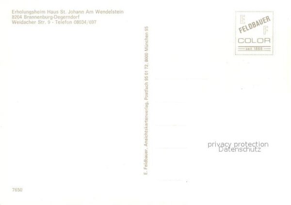 Degerndorf Inn Erholungsheim Haus St Johann Am Wendels – Bild 2