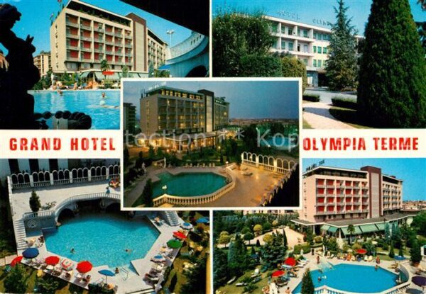 Montegrotto Terme Grand Hotel Olympia Terme Freibad Therm