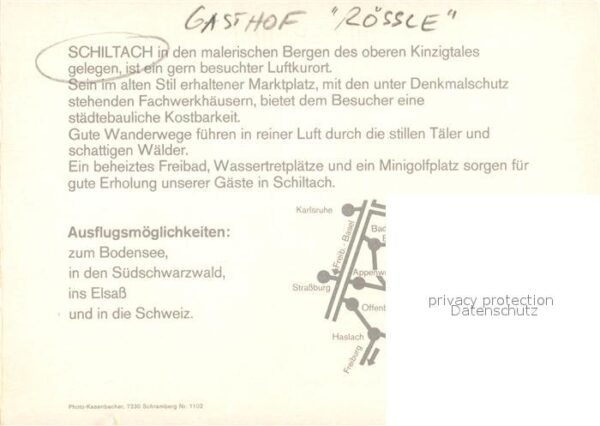 Schiltach Gasthof Rössle Restaurant Saal – Bild 2