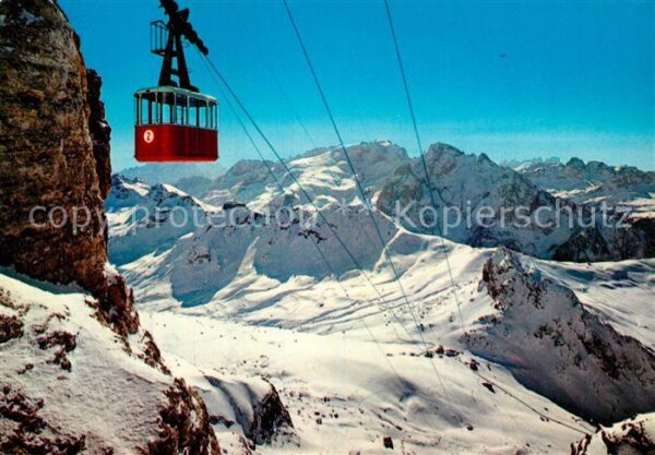 Passo Pordoi Funivia Marmolada Dolomiti Seilbahn Ber