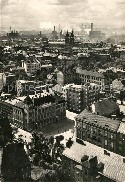Ostrava Stadtpanorama Industrie Das stählerne H