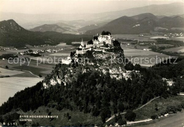 Burg Hochosterwitz Fliegeraufnahme