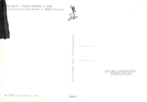 Passo Pordoi Funivia del Sass Pordoi Bergbahn Gebirg – Bild 2