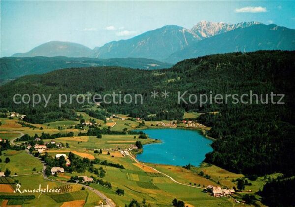 Keutschach See Rauschelesee Alpenpanorama Fliegeraufna