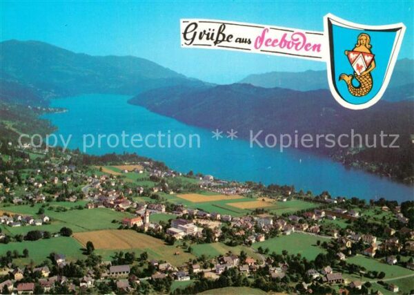 Seeboden Millstaettersee Fliegeraufnahme