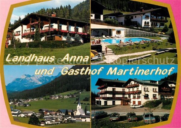 St Martin Tennengebirge Panorama Lammertal Gasthof Martinerhof
