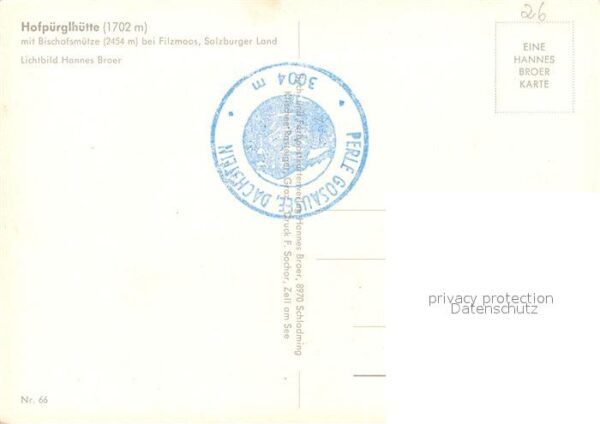 Hofpuerglhuette Berghaus mit Bischofsmütze Dachsteingeb – Bild 2
